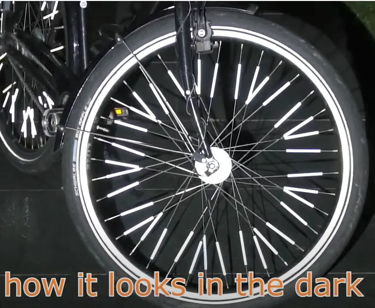 spoke reflector light on