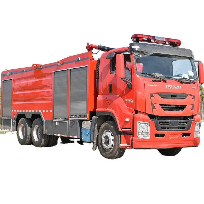 6*4 известный японский бренд пожарная машина 16Ton Isuzu VC Giga 460hp грузовик со