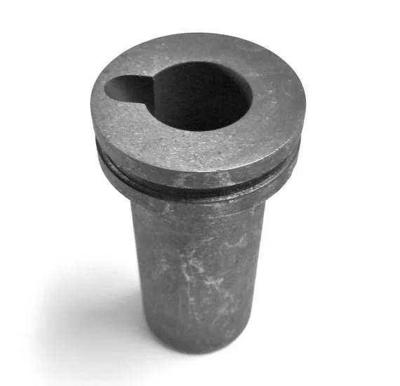 3KG spouted graphite crucible size customized graphite crucible
