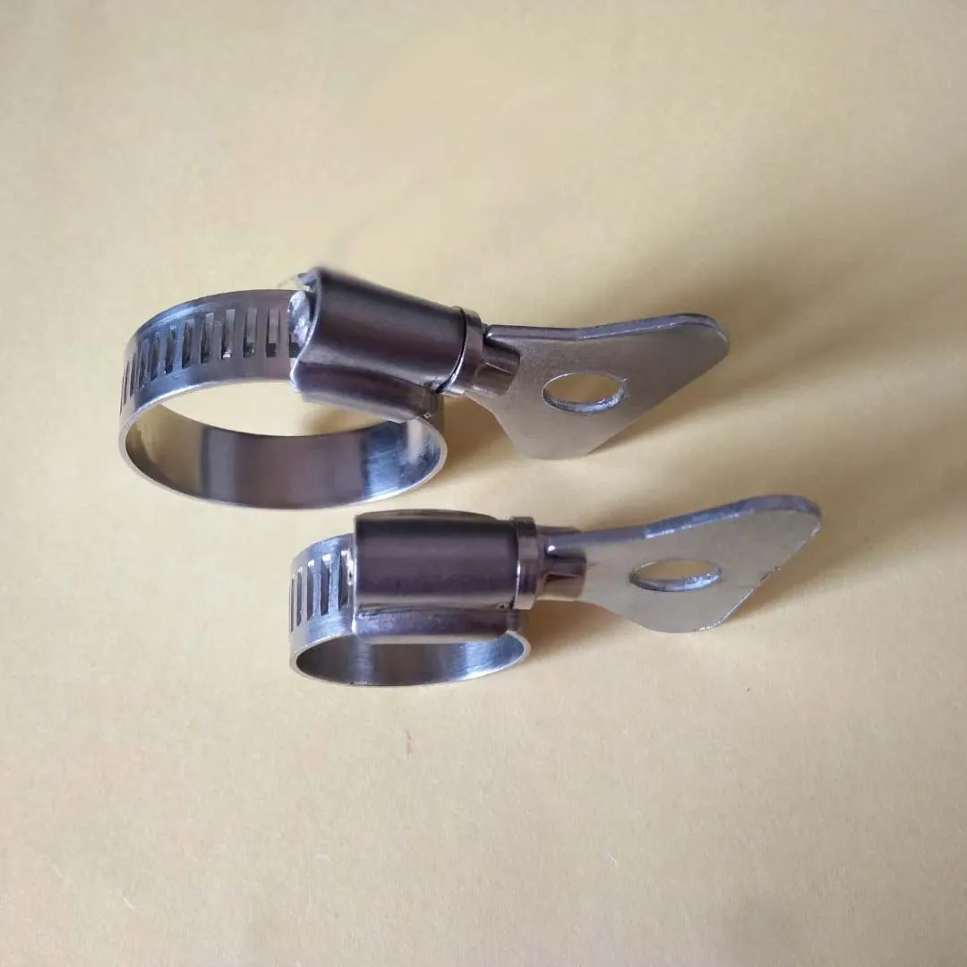 Wing Nut German Type Hose Clamp with handle