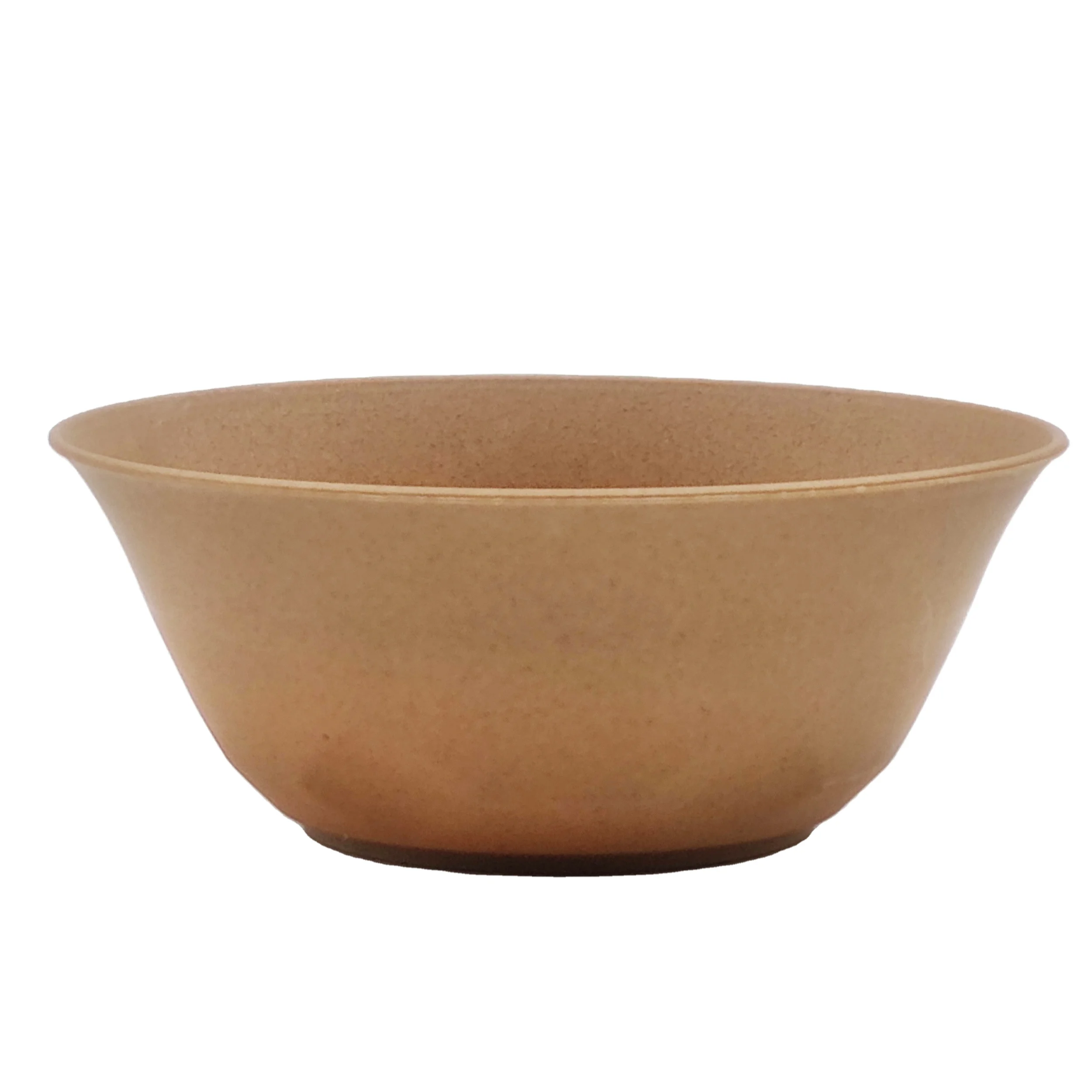 High Quality Round Home Kitchen Biodegradable Dinnerware Eco Friendly Rice Husk Disposable Tableware Bowl