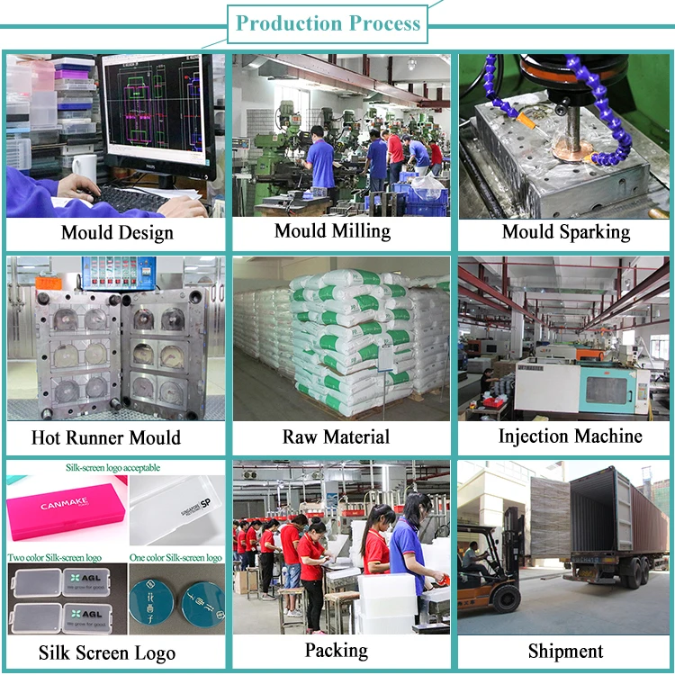 WEISHENG GPPS Plastic Tiramisu Dessert Biscuit Candy Chocolate Box Packaging Wedding Sweet Storage Box for Cookie Ferrero Rocher