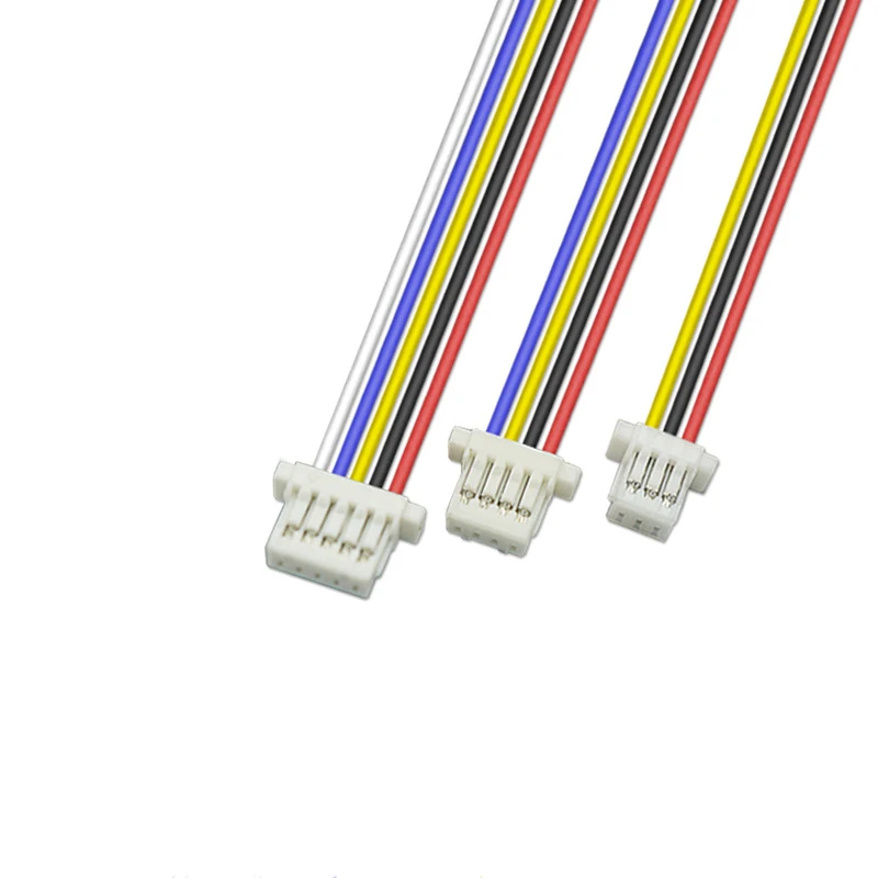 factory wholesale Pitch 1.0mm JST SH 1.0 2/3/4/10/12/16 PIN wire harness for wire to plate connection wire