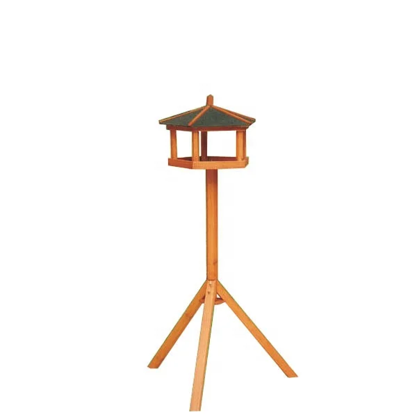 New  wooden bird table station garden winter wild outdoor bird stand for sale