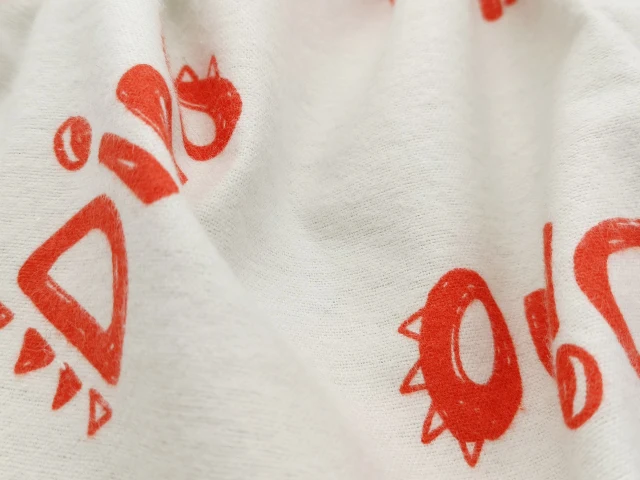 Customization Woven Plain Flannel Fabric Printed Fabric 100% Cotton Brushed for Children