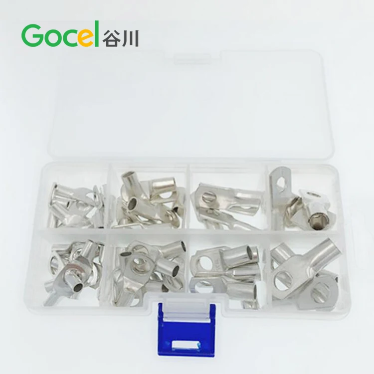 60 pcs. SC Copper Terminal Meadow, Cable Lug, Crimp Cable Wire Terminal Kits