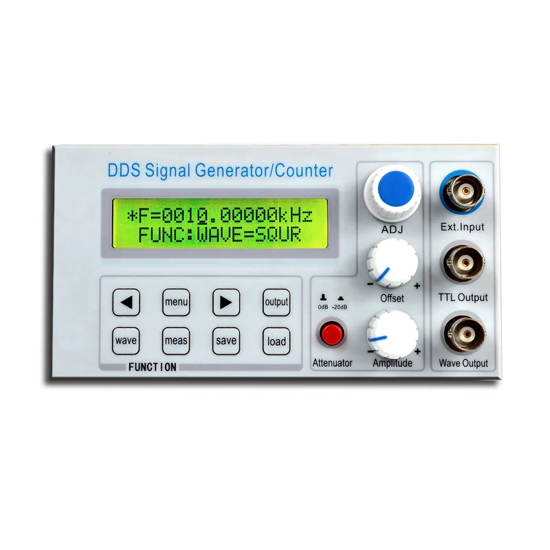 SGP1010S 10MHz DDS Function Signal Generator Digital Synthesis Sine Square Wave Frequency Counter