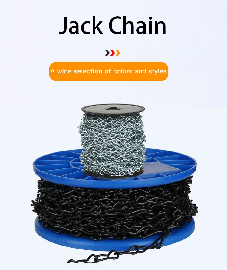 Индивидуальная электроцепь BOHU с гальванизированным покрытием, одинарный двойной домкрат, сварные цепи, аксессуары, оцинкованные для украшения