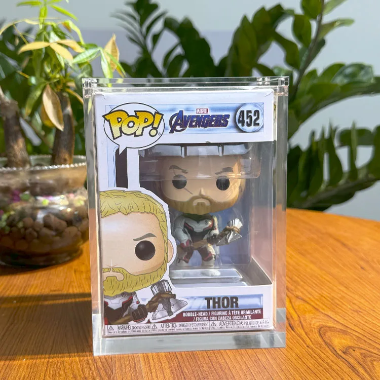 Прочный акриловый футляр для дисплея Funko POP оптовая продажа Штабелируемый чехол Pop 2 упаковки жесткий с сильным магнитом