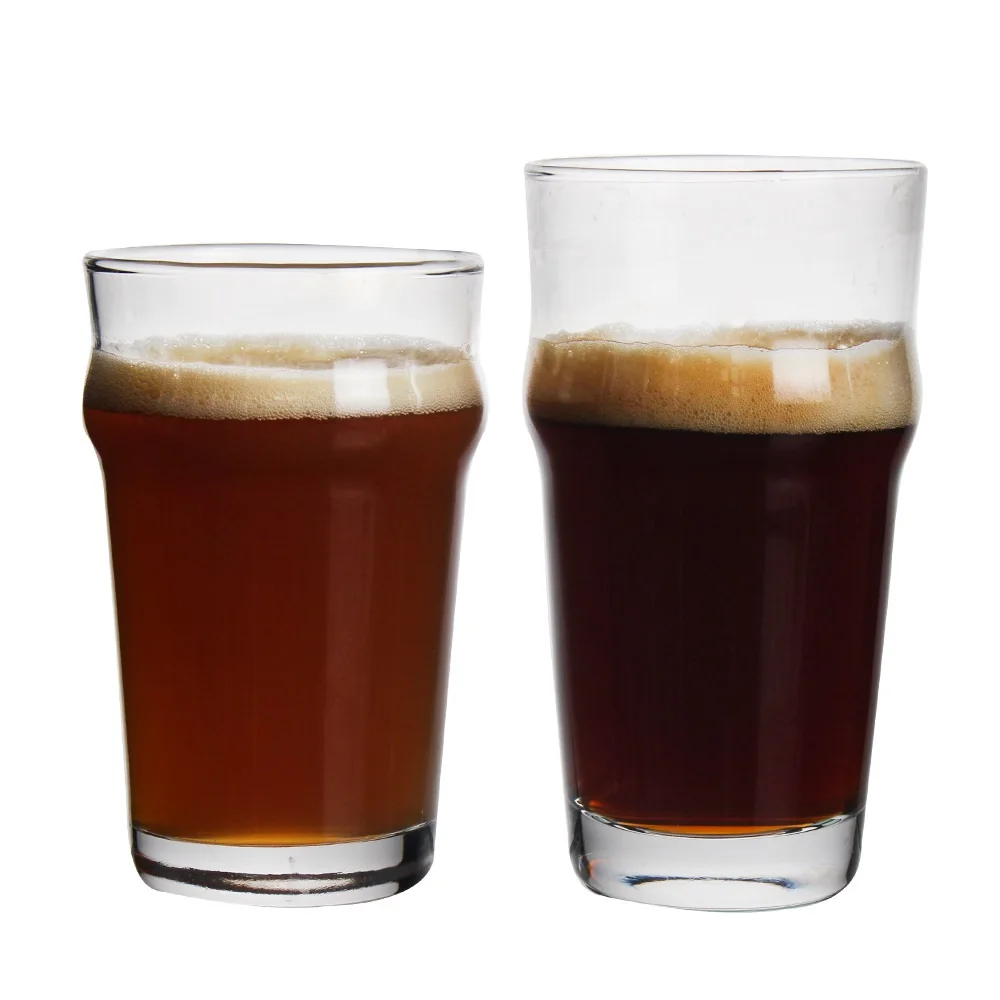 wholesale Home Easy Stacking Drinking Glasses British Pub Pilsner Pint Beer Glasses Pub Drinking Grant Pint Oversize Beer Glass
