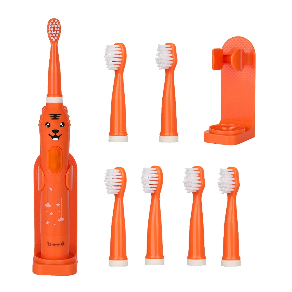 Rechargeable IPX7 Waterproof Smart Child Sonic Electric Toothbrush 34000VPM Automatic Kids