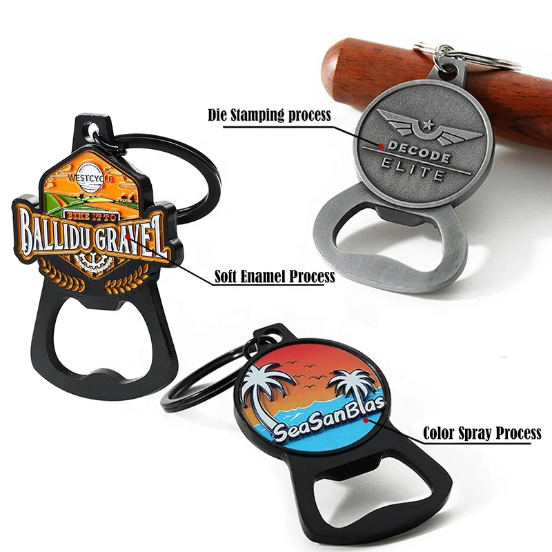 Free Sample Key Chain Beer Opener Soda Can Metal Decapsuleur Bottle Opener Keychain Custom Logo Brass Bottle Opener Magnet