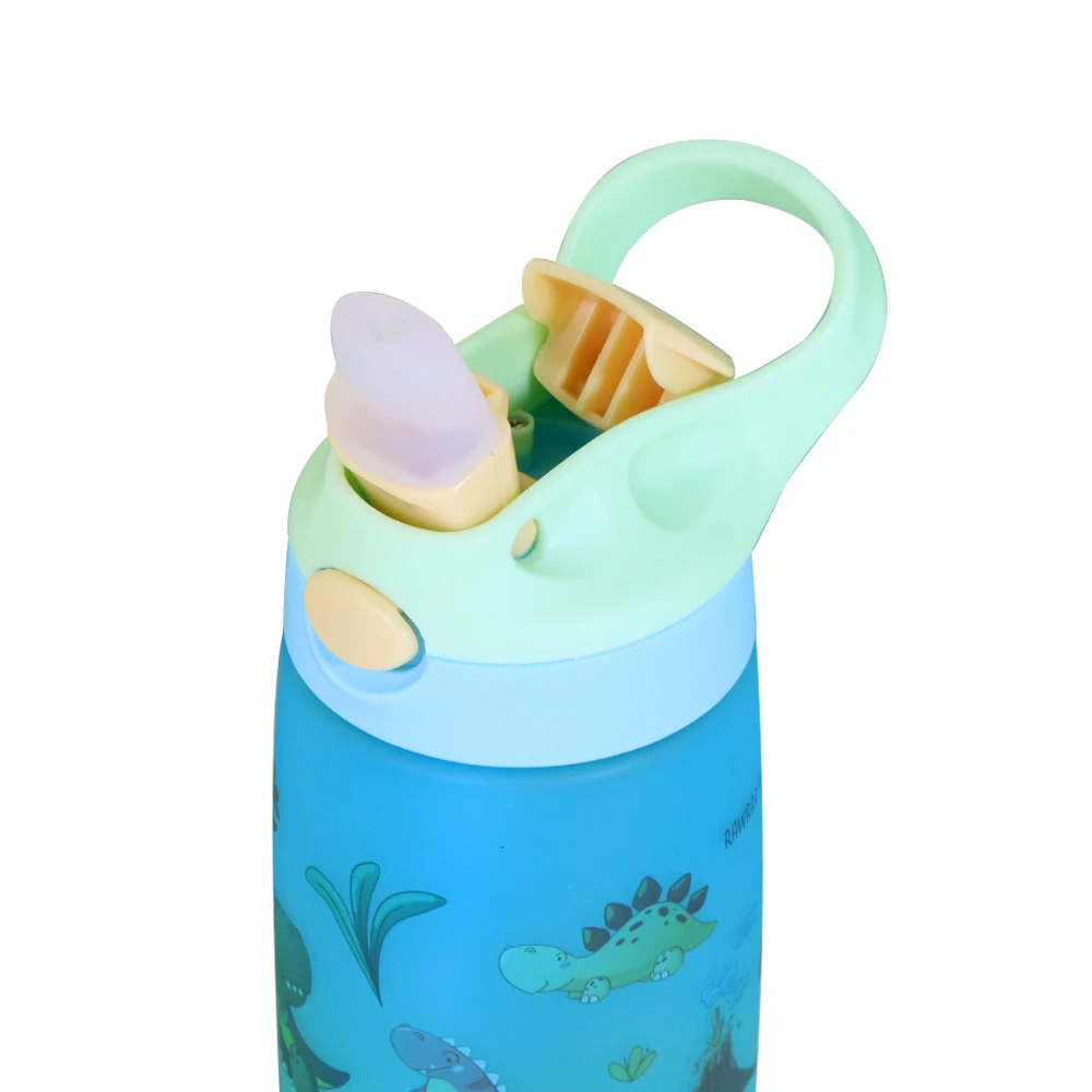 Eco-Friendly Kids Water Bottle Plastic Anti-Corrosion Coated Botella De Agua De Plastico for Back to School