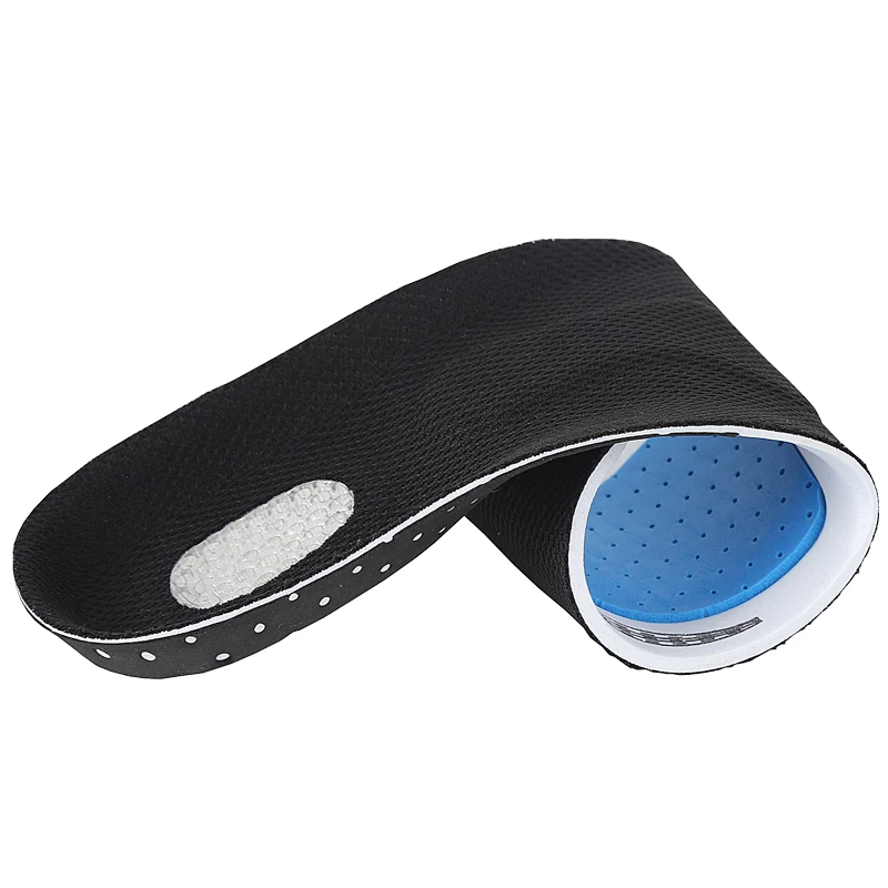 Shock Absorb Sport Shoe Insoles with TPE Gel Heel Cushion to Protect Heel and Relief Plantar Fasciitis