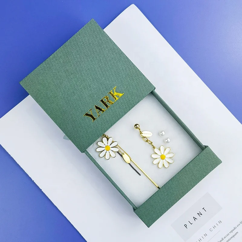 Custom combination ornaments jewelry packaging OEM brand logo jewelry box