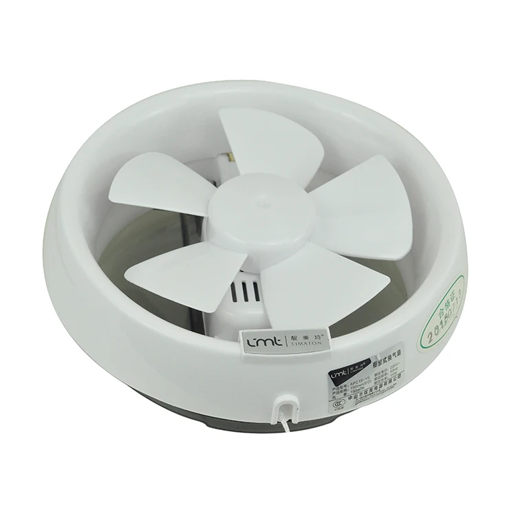 Round Type Fan 6 Inch Low Noise Ventilation Fan Small Exhaust Fan In Toilet Bath Room