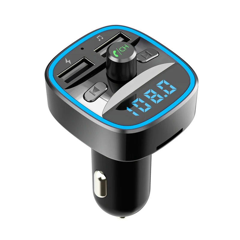 Transmitter Car Mp3 Player BT 5.0 Receiver Dual Usb Car Charger U Disk TF Card Music Call Handsfree Kit