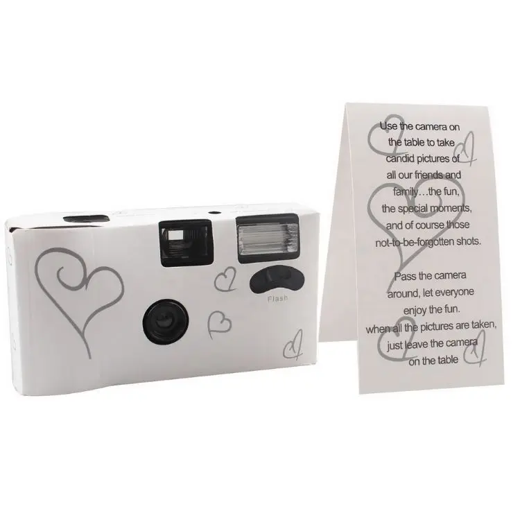 Высококачественная Бесплатная Одноразовая камера 27 фотографий с цветной пленкой 35 мм высокого качества для праздничных принадлежностей в помещении и на улице