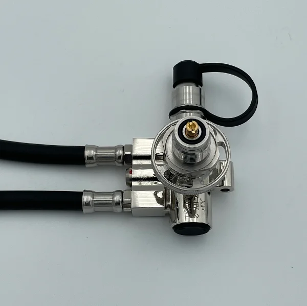 Scba Air Pressure Regulator With Quick Coupling Pressure Gauge For Air Breathing Apparatus