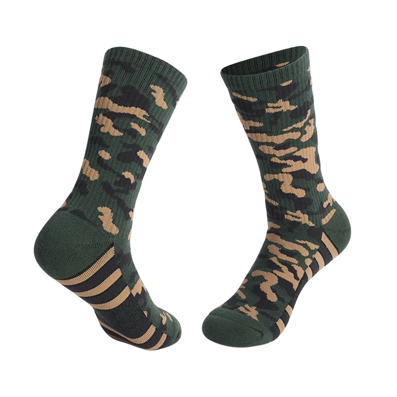 
Camo Thickened Anti-skid Basketball Socks Training Manufacturers Custom Sport Socks Running 