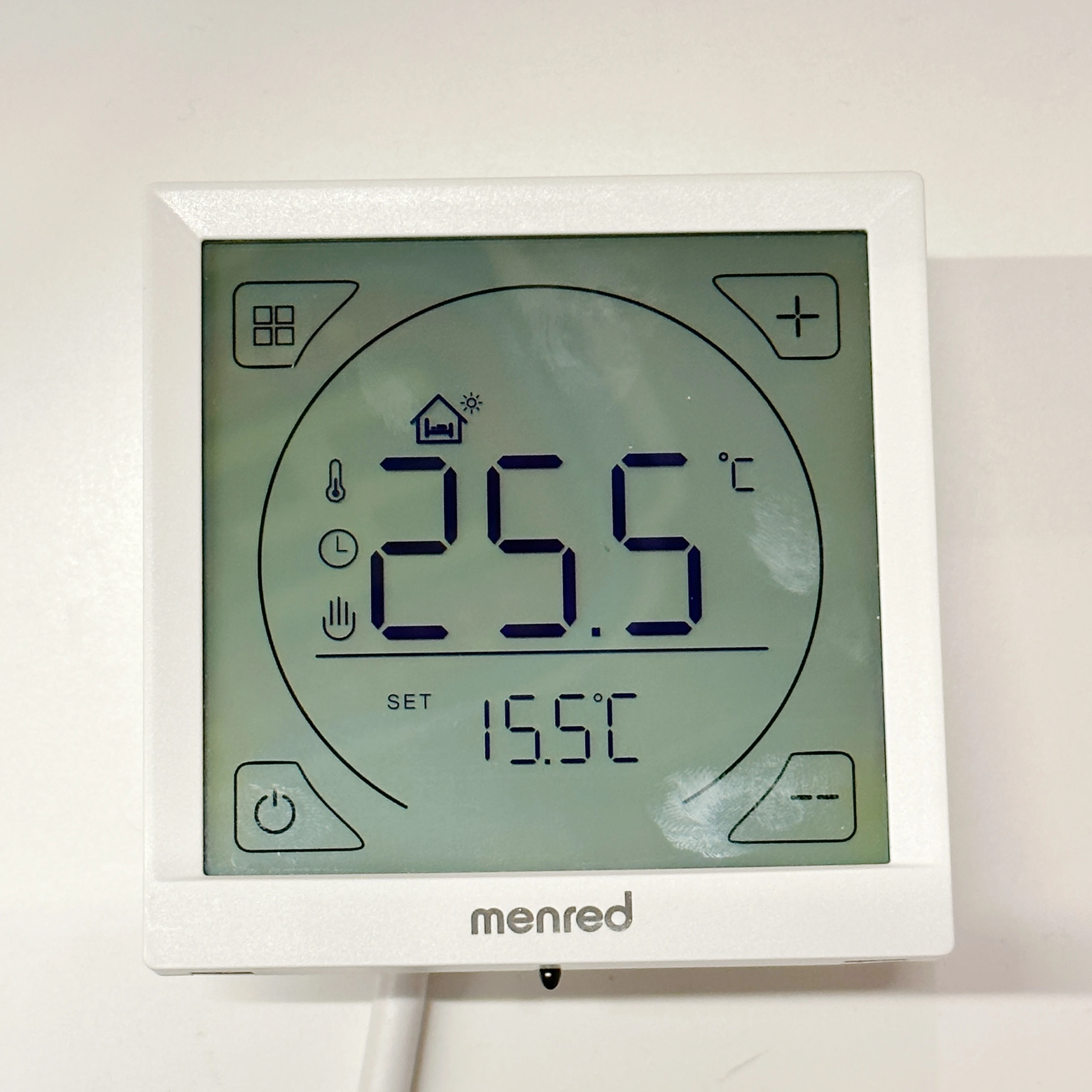 Menred NEW Arrival Large Screen Under Floor Heating Thermostat Programmable With Touch Button 3A 16A WIFI Optional