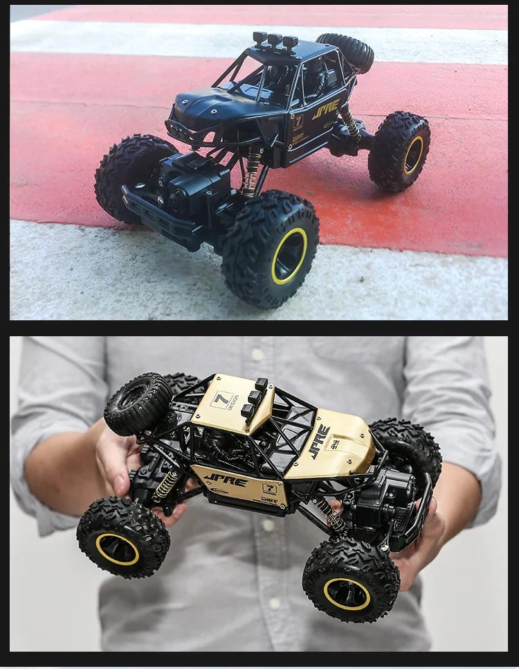 1:16 Радиоуправляемый автомобиль 4WD со светодиодной подсветкой 2 4 г с дистанционным управлением багги внедорожник игрушечный для мальчиков игрушки детей