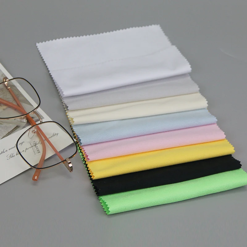 Wholesale Set Hot With Logo Glass Fiber Cloth For Screen Camera Lens Lenses Watch Glasses Cleaning