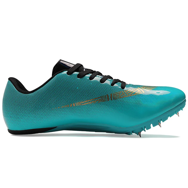 
Outdoor Men Women Professional Track & Field Shoes Running Sneakers Black White Men sprint Running Race Spikes sports shoes 