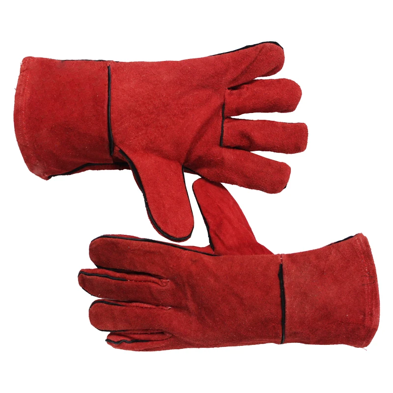 PPE personal protective equipment 16 welding hand leather gloves for welder heat resistant safety gloves