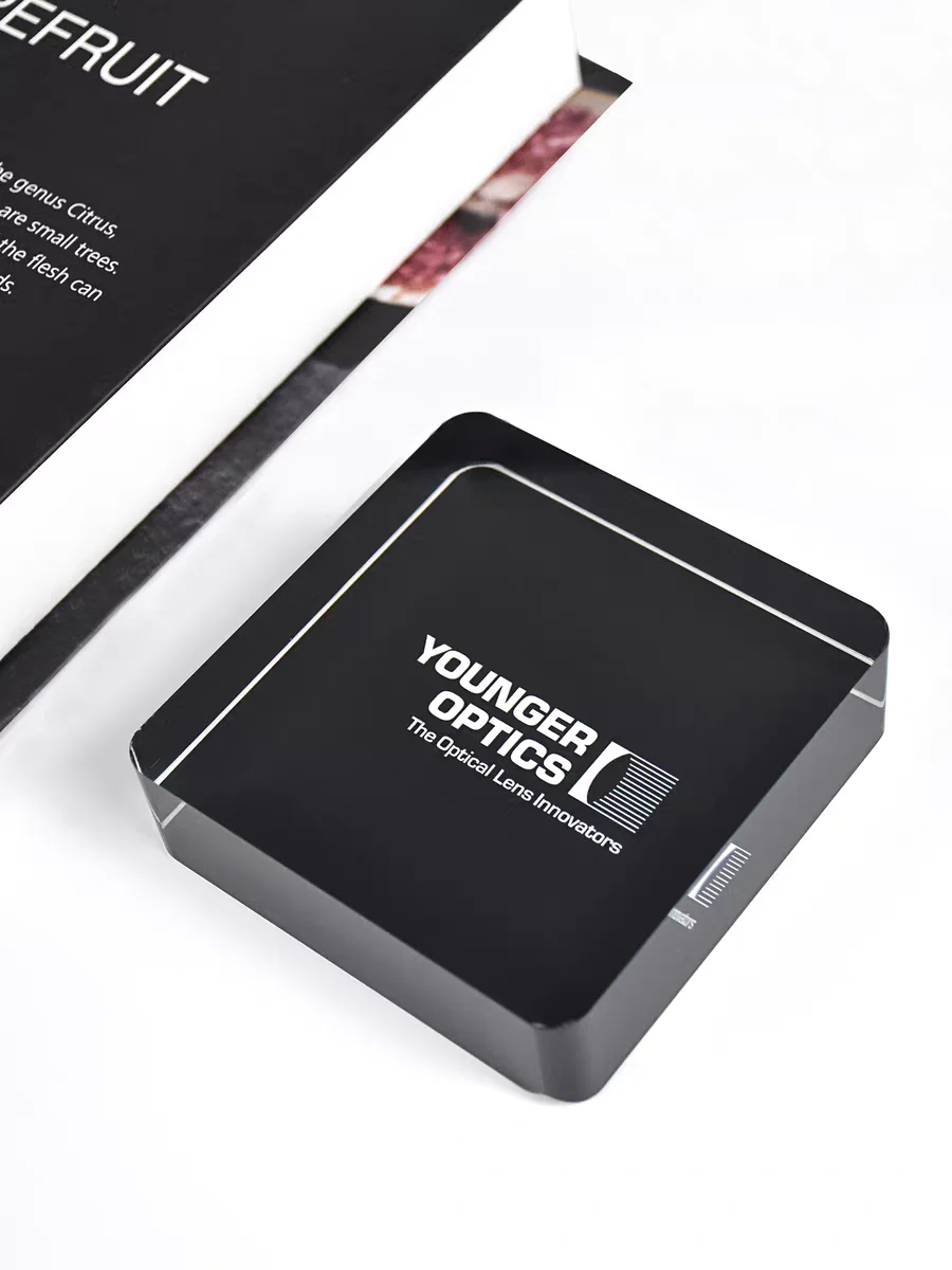 Custom Printed Clear Plate Nameplate Advertising Signage Plaques  Logo Product Brand Acrylic Block  Display