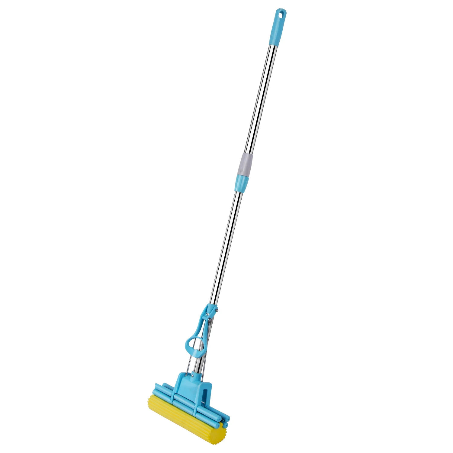 Hot Selling Single Roller PVA Mop Sponge Mop with telescopic handle