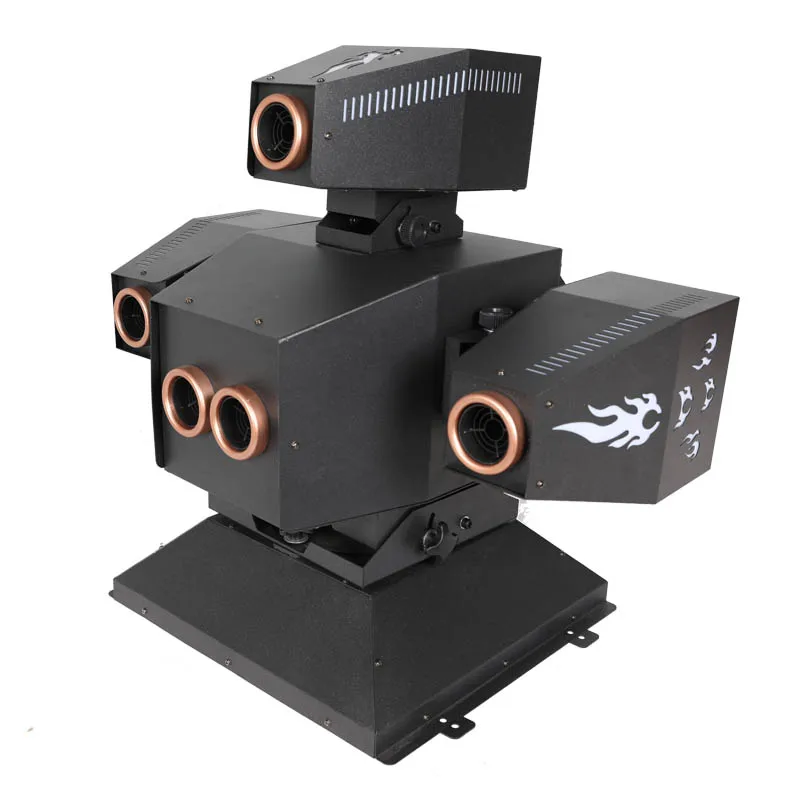 Сценическое оборудование 5 голов CO2 с воздушной подушкой машина высокого качества регулируемым углом наклона DMX контроллер свет Свадебная вечеринка дыма EffectYS-17