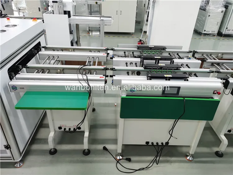 Automatic SMT line PCB buffer conveyor Double track NG OK conveyor AOI PCB Reject Conveyor