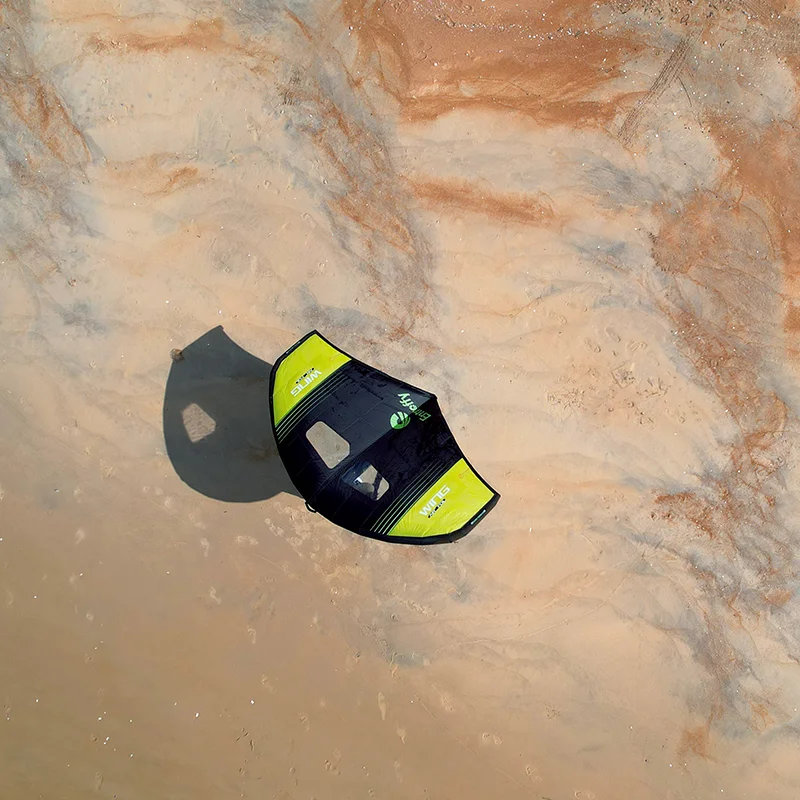 Entroffy Kitesurfing Black&Green Inflatable Wing Hydrofoil Kite Sail Surfboard inflatable wings for sale