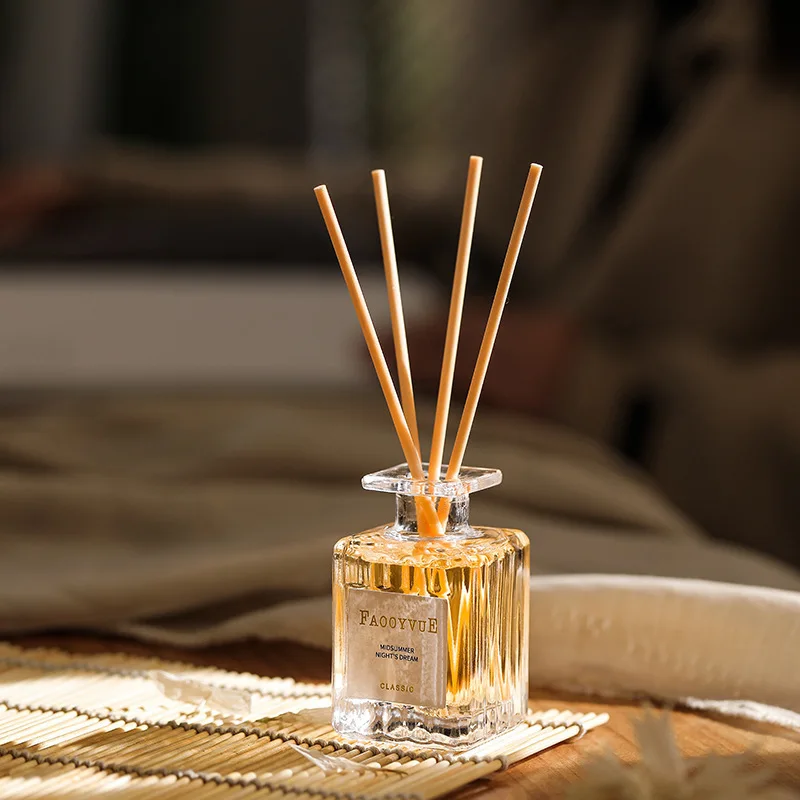 Home Fragrance 50ml Private Label Luxury Glass Bottle Essential Oil Aroma Dry Flower Reed Diffuser reed diffuser diffuser bottle