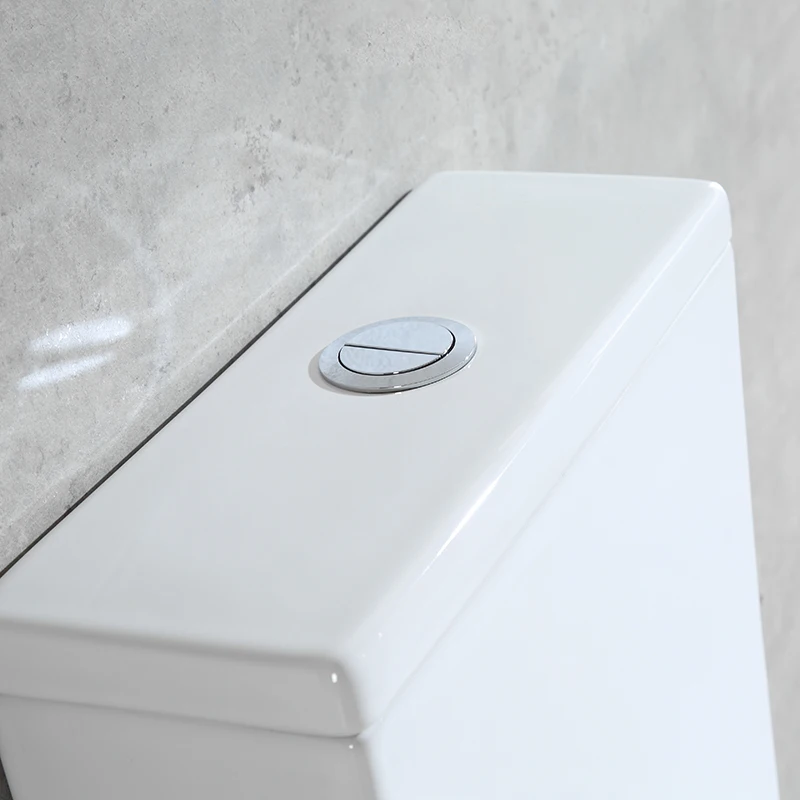 High grade white ceramic two piece modern style toilet for low price