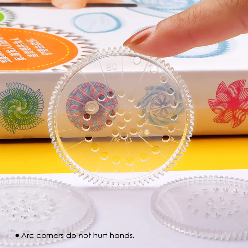 Foska Plastic Spirograph Drawing Set