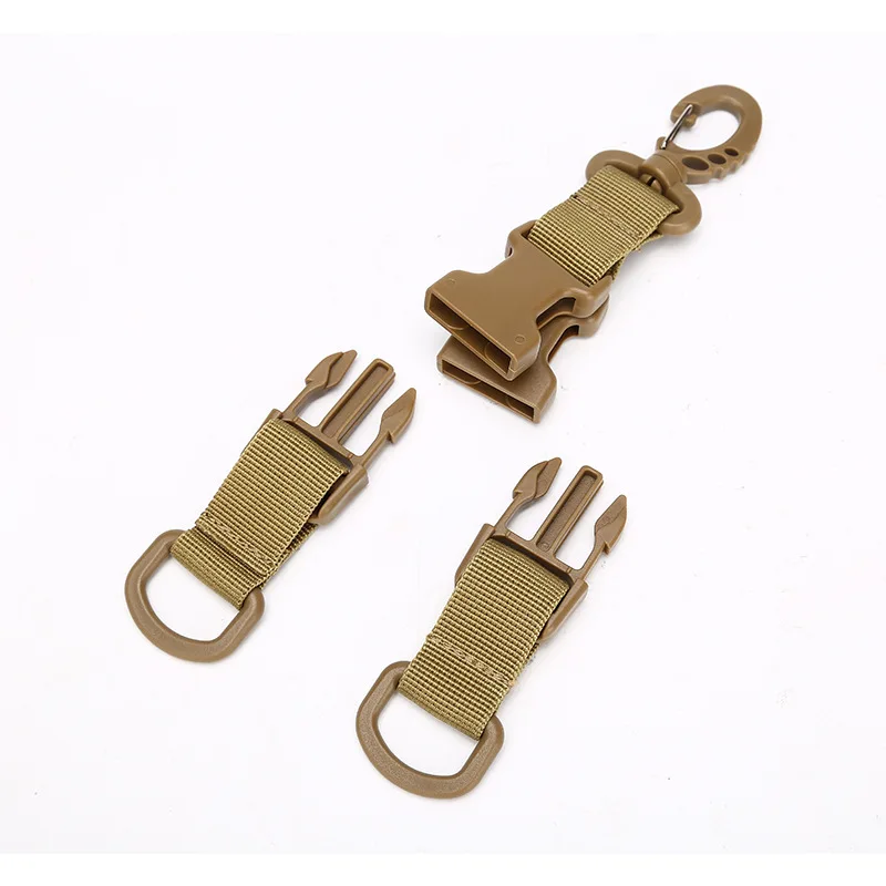 Factory Direct Multi functional tactical rotating buckle outdoor backpack mountaineering key D-shaped waist bag hanging ring