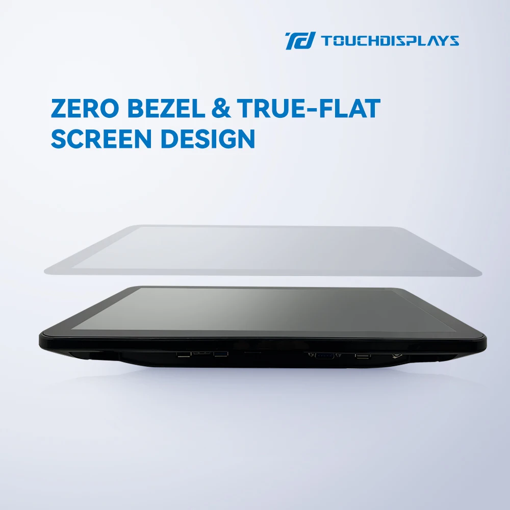 True Flat 15.6 Inch POS all in one with PCAP multi touch intel Processors