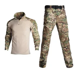 High Quality Multicolor Camouflage Frog Tactical Clothing Tactical Trousers Dress Tactical Uniforms