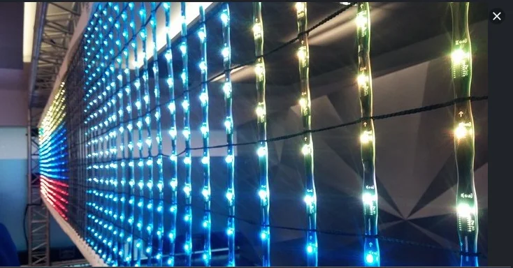 Пиксельная Светодиодная лента 360 градусов 30*16 мм GS8208 двойной сигнал UCS1903 адресная IP68 для наружного праздничного украшения