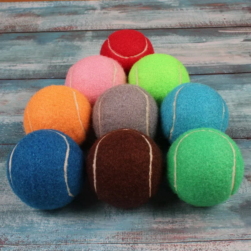 Пользовательский цветной пляжный теннисный мяч без давления для тренировок