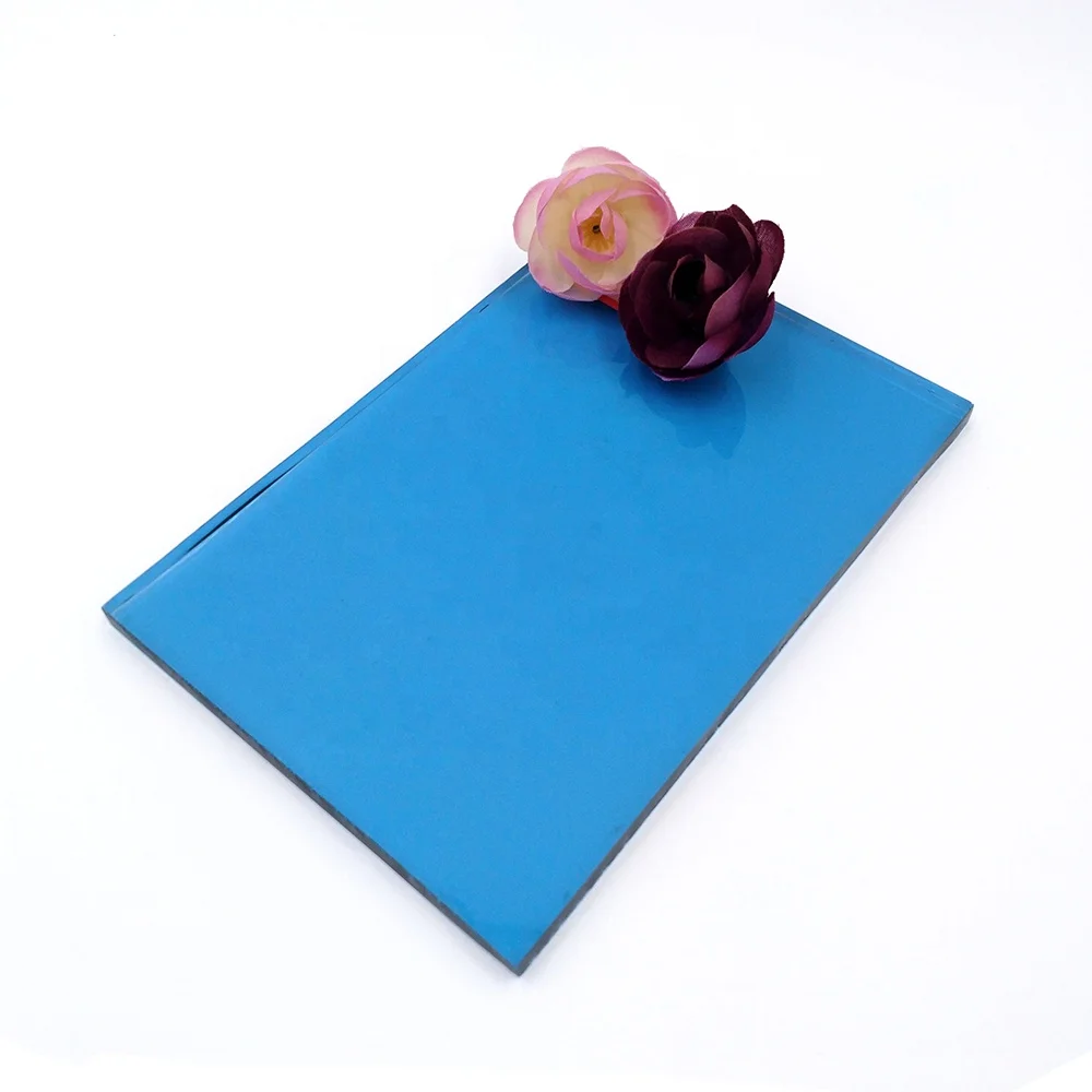 Factory Custom Dark Green Smoke Grey Silver White Reflective Colorful Glass