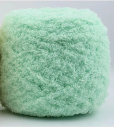 2024 New Hand-woven Wool Baby Wool Ball 100% Recycled Polyester Feels for Hook Plush Toy Coat Good Fancy YARN 250 Soft and Loose