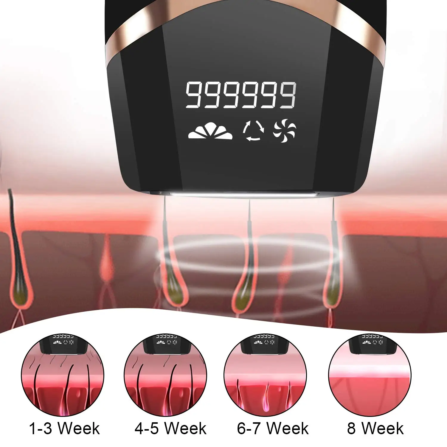 Painless Permanent Laser Diode Epilator Women Armpit Depilation Mini Super Remover Home Use Body Ipl Light Hair Removal Device