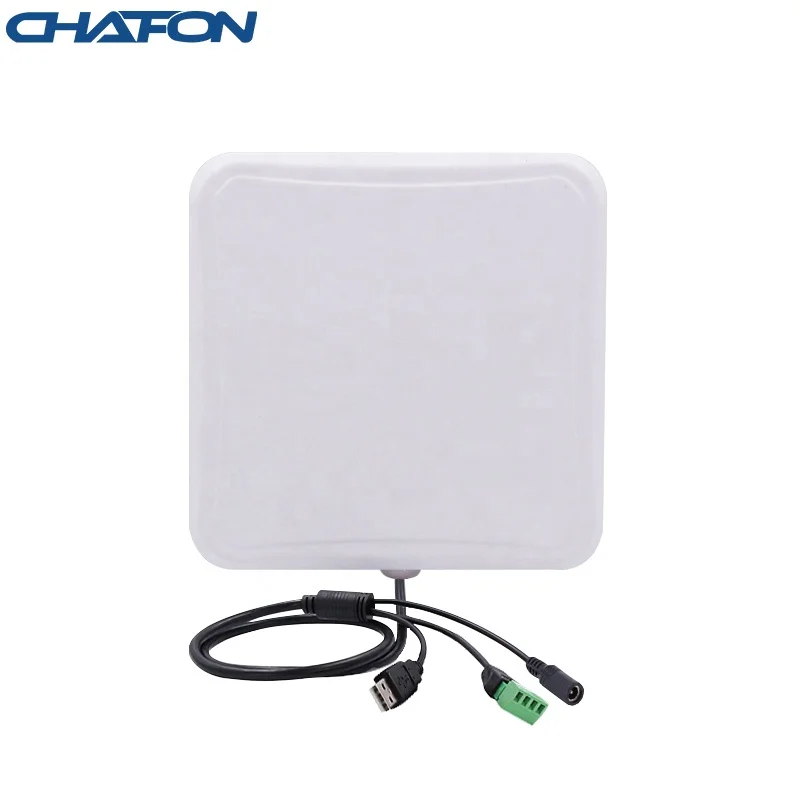 CHAFON CF561 EPC GEN2 865~868MHz RS232 USB/WG/Trigger 6dbi antenna 5-6m range rfid reader uhf long distance for vehicle tracking