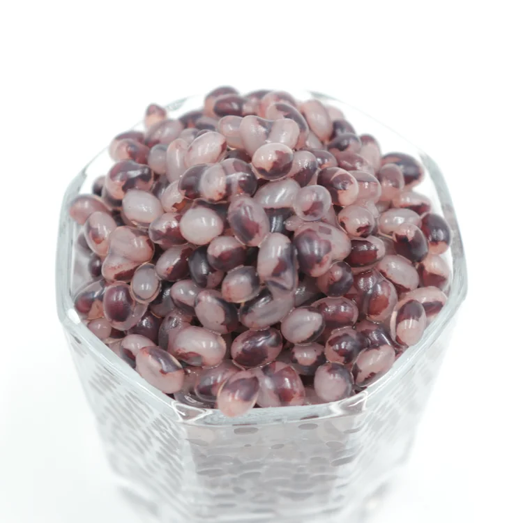 Красные клейкие рисовые бусины для молочного