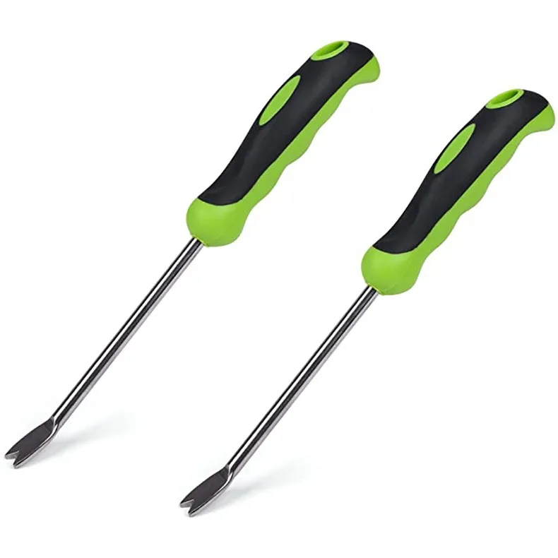 Stainless steel weed puller in lawn garden yard weeding removal for lawn farmland transplant