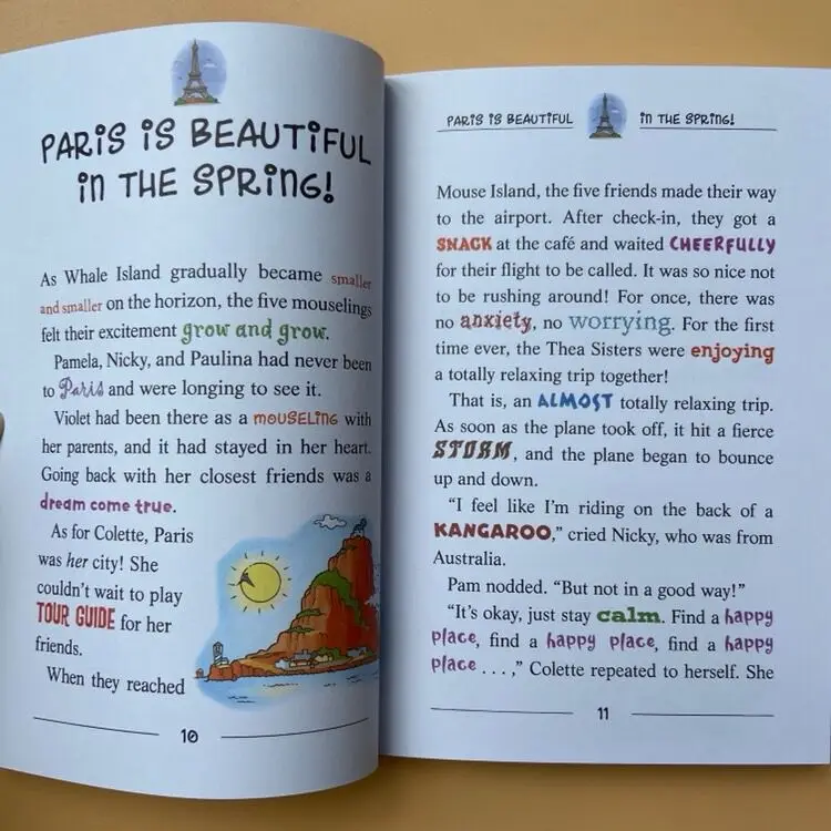 Thea Stilton the Sisterhood Set of 1-10 English Graphic Novel Storybooks