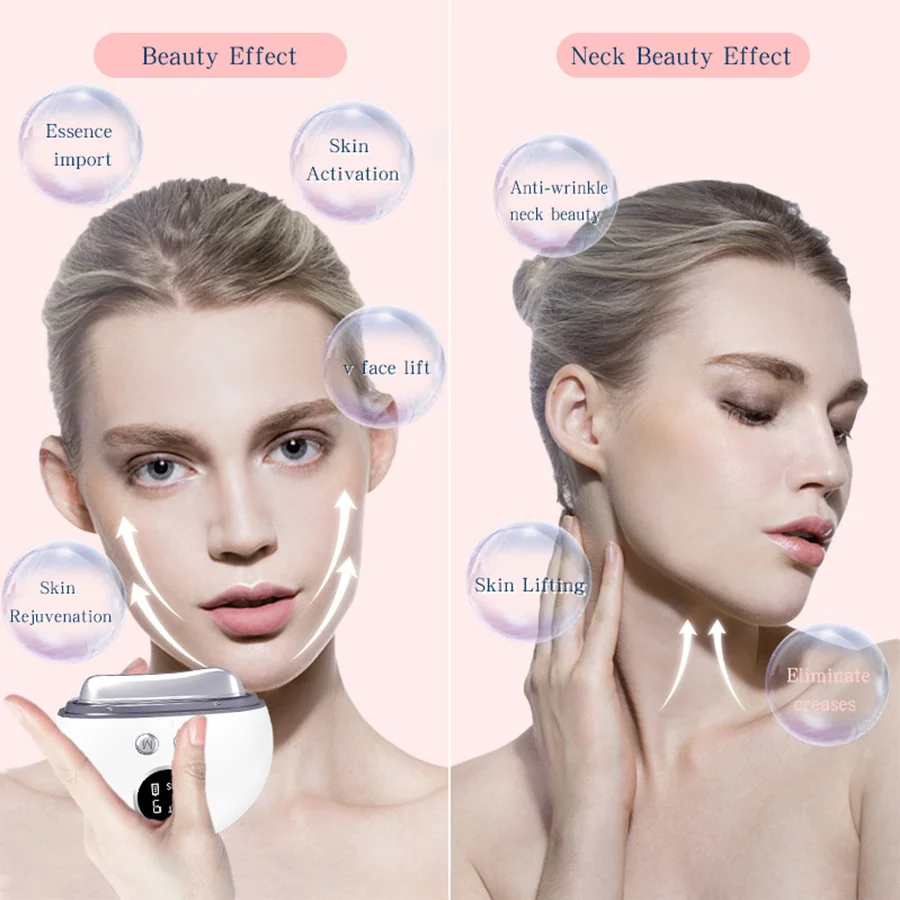 2024 New EMS Electric Guasha Body and Facial Tool 3-Color LED Red Light Therapy Skin Care Face Lifting Massager Device